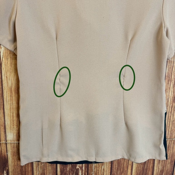 Separate Issue Women's Vintage Short Sleeve Embroidered Button Down Shirt Sz 11 - Picture 12 of 12